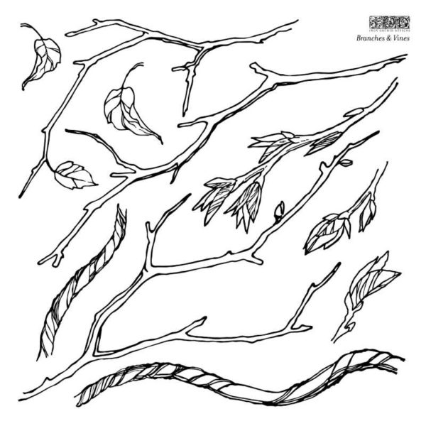 Branches IOD Stamp 12″X12″ Decor Stamp