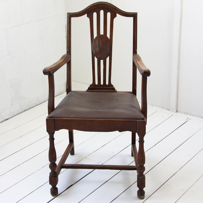 Delaney Antique Sheaf Style Arm Chair