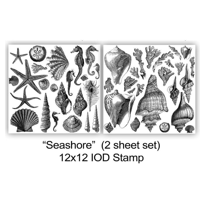 Sea Shore 12″X12″ Decor Stamp