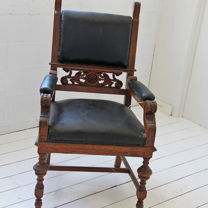 Stevie Victorian Antique Arm Chair