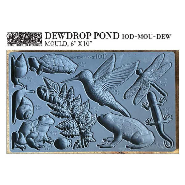 IOD Decor Mould - DewDrop Pond (6"x10")