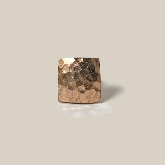 Square Copper Knob 1" x 2.25"